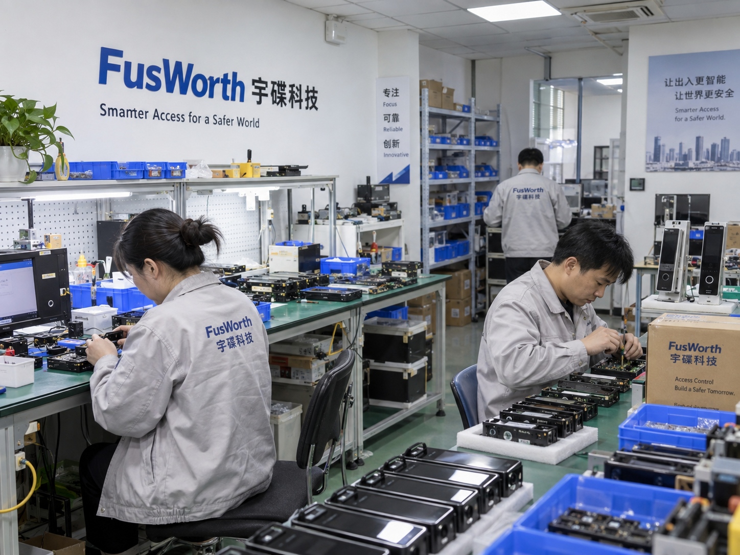 FusWorth access control production coordination
